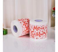 Springwillfly Christmas-Themed Toilet Paper Roll With Santa Design For Festive Bathroom Decor Across Living And Business Areas(C)