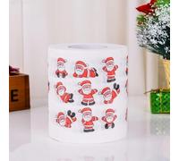 Springwillfly Christmas-Themed Toilet Paper Roll With Santa Design For Festive Bathroom Decor Across Living And Business Areas(B)