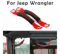 Springwillfly Comfor Fort Grip Handles for for Jeep for Wrangler JK Enhance Vehicle Accessibility (red)