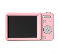 Springwillfly Compact 130W Digital Camera For Students, 3-Inch Screen Mirrorless Camera With Sliding Design, ABS Build For Everyday Photography And Video(Pink)