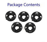 Springwillfly Direct Replacement Hood Prop Rod Grommet 5pcs for Corolla Matrix xA, Black ABS