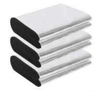 Springwillfly Fire-Resistant Battery Insulation Set Featuring Aluminum Foil And Cotton Layers, Cold-Resistant Thermal Blanket For Automotive Battery Safety(3PCS)