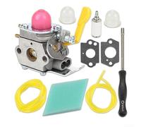 Springwillfly For ZAMA C1U-W18 Compatible Carburetor Kit With Filter Element Oil Bubble Gasket Set Fuel Tubing And Assembly Tools