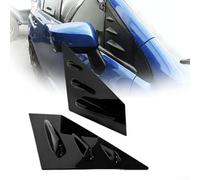 Springwillfly Front Side Window Louver Cover Set ABS Carbon Fiber Pattern For For WRX STI 2015-2020 Lightweight Two Piece(A)