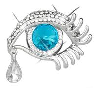 Springwillfly Glittering Rhinestone Angel Tear Car Vent Diffuser Providing Fresh Jasmine Scent And Easy Attachment For Continuous Aromatherapy While Driving(Blue)