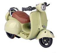 Springwillfly Interactive Scooter Toy La B u b u Design With Lights Music ABS Material 19X9.5x12CM Blue White Green Desktop Ornament(Green)