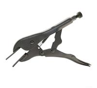 Springwillfly Locking Sheet Metal Clamp 8 Inch - Professional Welding Plier For Metalworking, CNC & DIY Fabrication Nickel-Plated Steel, Constant-Pressure Grip