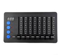Springwillfly Professional Stage Lighting Controller With 32-Channel DMX512 Support 8 Faders 4 Page Selection And Dual Power Flexibility