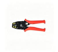 Springwillfly Ratchet Crimping Pliers For Insulated/Bare Terminals, Red | Ratchet Wire Crimping Pliers,Ratcheting Crimp Tool,Wire Terminal Crimper,Pre Insulated Terminal Crimper