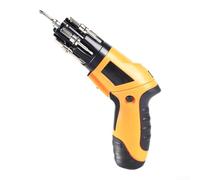 Springwillfly Rechargeable Cordless Electric Screwdriver And Mini Drill Driver Tool Set With Adjustable Speed, LED Light And Construction For Home Repairs