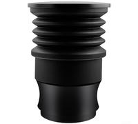 Springwillfly Replacement Bean Container for Mazzer Mini and Super Jolly Coffee Grinders, Black Aluminum Alloy and Silicone for Hopper for Espresso