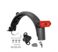 Springwillfly Robust Aluminum Alloy Mudguard With Brake System And Remote Tail Light For Xiaomi For M365 Pro2 & 1S Scooter, Enhanced Safety On Roads(Gray)
