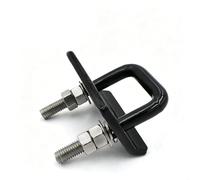 Springwillfly Rubberized Trailer Hitch Lock Secure Anti Loose Tow Bar Fastener Enhanced Grip Weather Resistant Tool-Free Installation 2-Inch Square Receiver Fit Black 15x15x15cm