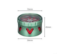 Springwillfly Self Gravity Espresso Tamper Featuring Hollow Press And 4 Blade Base For Smooth, Consistent Coffee Puck Compression And Improved Brewing Results(09)