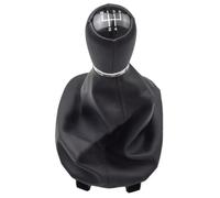 Springwillfly Sleek and Stylish Gear Shift Knob with Leather Boot Ideal Fitment for All Manual Transmission Vehicles of The Same Type (5 Speed Black line)