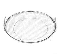 Springwillfly Stainless Steel Mesh Filter Basket With Tray For Filtering Hot Oil Washing Cabbage And Draining Boiled Legumes(20cm)