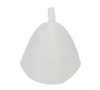 Springwillfly Thick Wool Felt Sauna Hat For Reducing Thermal Load On Scalp And Hair Dehydration In Sauna For Bath Use(white)