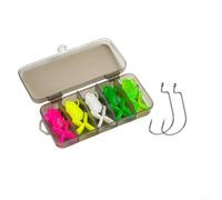 Springwillfly Topwater Floating Frog Lure Set Engineered For Skipping Under Overhangs And Around Cover With Concealed Hook Points And Natural Buoyancy Control(5g Mixed pack)