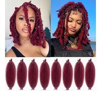 Springy Afro Twist Hair 12 Inch Bug 8 Packs Spring Twist Hair, Kinky Twist Hair for Braiding, Marley Twist Braiding Hair for Soft Faux Locs and Passion Twist Crochet Hair(8Packs, BUG#)
