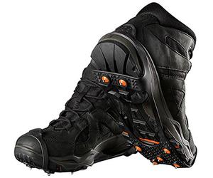 Springyard Unisex-Adult Steady Ice and Snow Traction Cleats, Black, XL