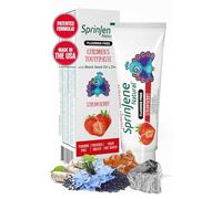 SprinJene Natural Toothpaste for Children, Strawberry Flavour | Natural Toothpaste for Children | Fluoride Free Toothpaste for Toddlers | Pack of 1