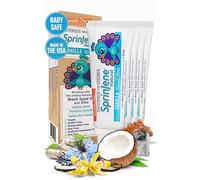 SprinJene Natural Toothpaste for Children, Vanilla Flavour | Natural Toothpaste for Children | Fluoride Free Toothpaste for Toddlers | Pack of 4