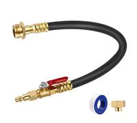 Sprinkler Blow Out Adapter, Frost Protection Sprinkler System with Shut-off Valve - Air Compressor Kit for Motorhomes, Boats and Travel Trailers