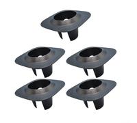 Sprinkler Head Guard Protector Designed to Fit Most Common In-Ground Pop-Up Sprinklers Without Tools or Adhesives for Secure Placement (5pcs black)