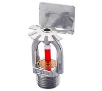 Sprinkler Head Replacement, Fire Sprinkler Head Pendent Type 68℃/155℉ Water Spray Side 1/2" Inch Thread Quick Response Fire Sprinkle for Home, Shrub