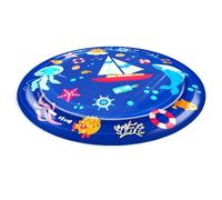 Sprinkler Pad for Dogs,Pet Fountain Water Play Mat - Interactive Pet Sprinkler Pad for Pool, Playground, Outdoors, Indoors, Gym