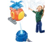 Sprinkler Rocket Toys, Outdoor Sprinkler for Kids - Outdoor Toy | Helicopter Design, Splash Activities, Cool Outdoor Fun for Boys Girls