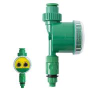 Sprinkler Timer - 12 x 12 x 9.5 cm Irrigation Timer, Automatic Irrigation Controller, Programmable Hose, with Manual Rain Delay Mode for the Drip Soaker System in the Garden, Lawn, Ho