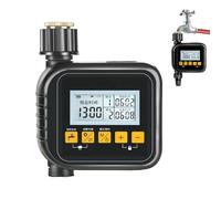 Sprinkler Timer, Automatic Hose Irrigation System with Lcd Display, Battery Operated Watering Controller for Garden, Patio, Balcony, Lawn, Yard, and Farm Use, 5.91x4.72x2.36 Inches