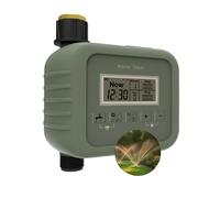 Sprinkler Timer for Garden by MMOBIEL - Manual & Automatic Modes - Battery Operated Watering Controller with 9 Programs, Large Display, Rain Sensor & Child Lock - No App or WiFi Needed - Easy Setup
