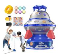 Sprinkler Toys for Kids Outdoor | Water Sprinkler Toy,360-degree Rotate Portable Flying Saucer with Lighting for Carnival Game Gardening Community Park Daycare Center
