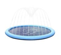 Sprinkler Water Play Mat - Outdoor Splash Pad, Game Toys | Reusable Inflatable Wading Pool Alternative, Boys Girls For Summer Backyard Fun Cooling Giant Kids Durable Non-Slip
