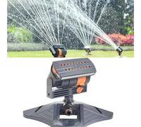 Sprinklers for Lawns, 16-Nozzle Oscillating Sprinkler with 4 Spray Patterns | Adjustable Width/Range up to 46FT Quick Connect Lawn Sprinkler with Large Base for Yard Garden Grass