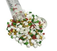 Sprinkles | Christmas sprinkles Cake sprinkles jimmies Cookie 4.2 ounce Bulk Red and Green Confetti Sprinkles - for Cookie Decorating -Jimmies for Gingerbread Cookies, Baking, Cupcakes (Gift box)