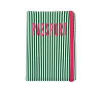 Sprinkles & Confetti Passport Holder for Travel - Stylish & Durable Passport Cover - Passport Case with Card Slots (5.5x4 inches), Green, Passport Holder