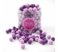 Sprinkles Happy Sprinkles Cake Decoration Chocolate Balls Lilac Purple Pastel 180 g - Sugar Sprinkles Christmas Cake Decoration Birthday Girl - Sprinkles Decoration Cake Cupcakes - Edible Scatter