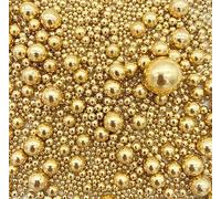 Sprinkles Mix Gold Pearl Sugar Candy 100g/ 3.52oz Christmas Baking Edible Cake Decorations Cupcake Toppers Cookie Decorating Ice Cream Celebrations Shaker Jar Wedding Shower Party