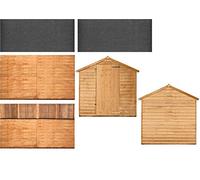 Sprinkles & Toppers Ltd 3D Shed Fully Edible Wafer Paper Cake Topper (Needs to be Built)