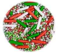 Sprinkles & Toppers Ltd Santa's Coming for Us Sprinkles Mix Cupcake / Cake Decorations (100g)