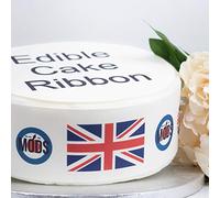 Sprinkles & Toppers Ltd We are The Mods Edible Icing Cake Ribbon / Side Strips