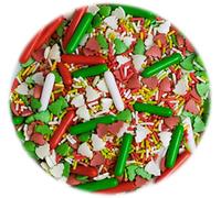 Sprinkles & Toppers Ltd We Wish You A Merry Christmas Sprinkles Mix Cupcake / Cake Decorations (50g)
