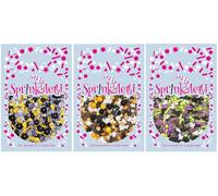 Sprinkletti - Bundle - Halloween Cake Sprinkles - Edible Cake Topper Sprinkles Cupcake Decorations - Hocus Pocus, Wizard and Boo! - 30g Each. Great for Spooky Parties