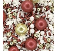 Sprinkletti - Christmas Mulled Wine 30g Cake Topper Sprinkles - Edible Cake Decorations - Festive Mix For Xmas Themed Birthday Party Cakes & Bakes