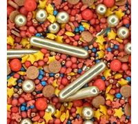 Sprinkletti - Halloween Magical 30g Cake Topper Sprinkles - Edible Cake Decorations - Festive Mix For Xmas, Halloween & Autumn Themed Cakes & Bakes