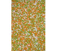SPRINKLY - Matt Sugar Strands - Green, White & Orange - 500g