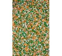 SPRINKLY - Matt Sugar Strands - Orange, White & Dark Green - 500g